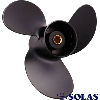 Rareelectrical - New Aluminum Propeller Compatible With Yamaha 6-9.9 Hp By 3011-085-08 102002 48-3806T - Image 2