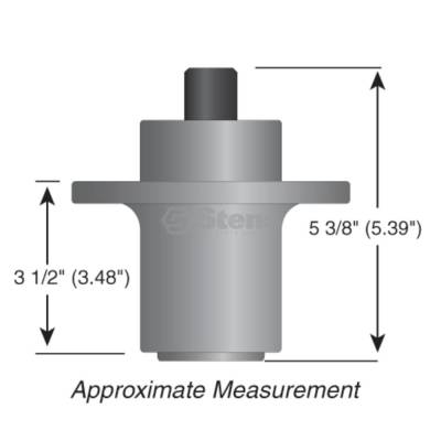 Rareelectrical - New Spindle Assembly Compatible With Hustler 935957 934604 930313 930198 929588Ce 934778 933127 - Image 4