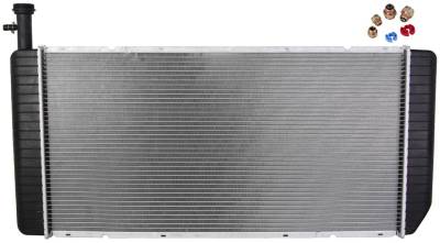 Rareelectrical - New Radiator Assembly Compatible With Chevrolet 05-08 Express 2500 3500 4.8L 6.0L V8 5967Cc 294 - Image 3