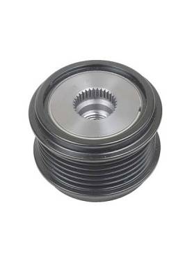 Rareelectrical - New 6 Groove Clutch Pulley Compatible With Audi A2 1.2L 1.4L Turbo Diesel 2001-2005 045-903-023G - Image 2