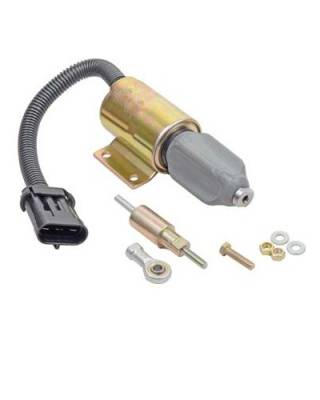Rareelectrical - New 12 Volt Shut Down Solenoid Compatible With Ford On Road Heavy Duty Truck F3hz9n392d - Image 2