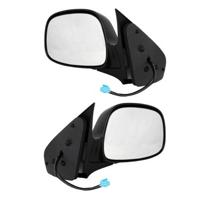 New Door Mirrors Pair Fits Buick Rendezvous 2005-07 Gm1320285 15213852 15213853