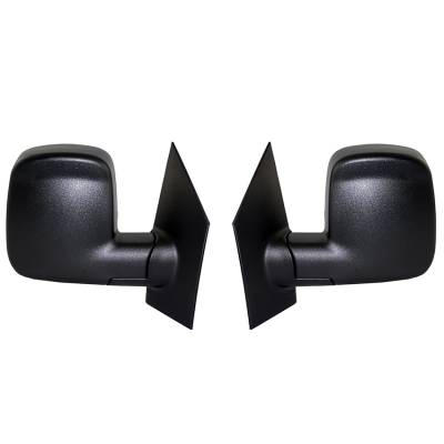 Rareelectrical - New Pair Of Door Mirrors Fits Chevrolet Express 3500 2003-10 Gm1321284 Gm1320284 - Image 2