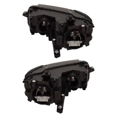 Rareelectrical - New Pair Of Halogen Headlights Compatible With Volkswagen Tiguan S 2.0L 2018 2019 2020 2021 By Part - Image 2