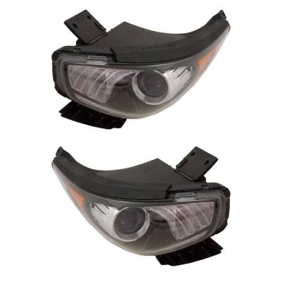 Rareelectrical - New Pair Of Halogen Headlights Compatible With Kia Niro Ex Lx Ev Ex Sport Utility 4 Door 1.6L 2017 - Image 4