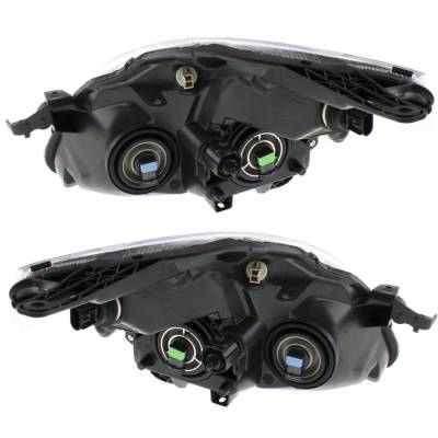Rareelectrical - New Pair Headlights Compatible With Nissan Altima S Sedan 4 Door 2.5L 3.5L 2008 2009 By Part Numbers - Image 2