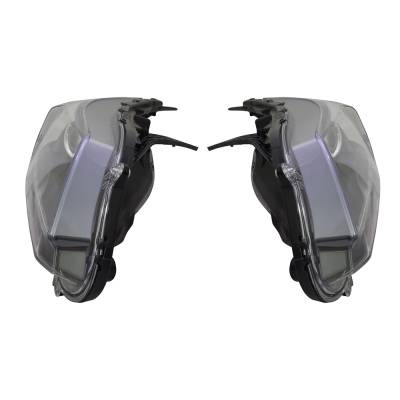 Rareelectrical - New Pair Headlights Compatible With Honda Accord Ex-L Sedan 4 Door 3.5L 2013 2014 2015 By Part - Image 4
