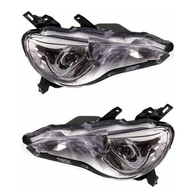 Rareelectrical - New Pair Of Halogen Headlights Compatible With Scion Fr-S Base Coupe 2 Door 2.0L 2013 2014 2015 2016 - Image 3