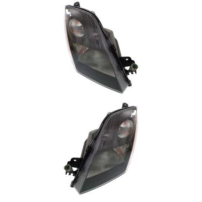 Rareelectrical - New Pair Headlights Compatible With Nissan Sentra Se-R Sedan 4 Door 2.5L 2007 2008 2009 By Part - Image 3