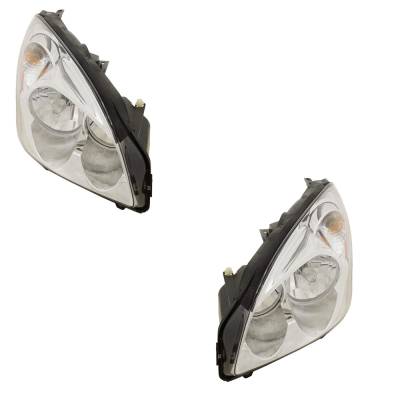 Rareelectrical - New Pair Headlights Compatible With Buick Lucerne Cx Sedan 4 Door 3.8L 3.9L 2008 2009 2010 2011 By - Image 3