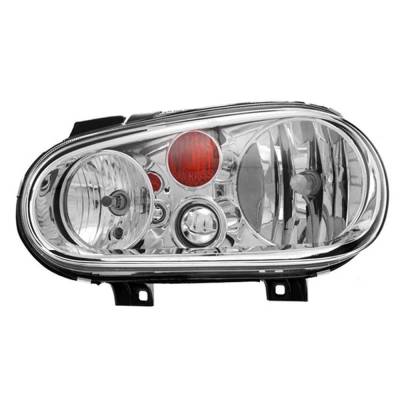 Rareelectrical - New Left Halogen Headlight Compatible With Volkswagen Cabrio Base Convertible 2.0L 1999 By Part - Image 1