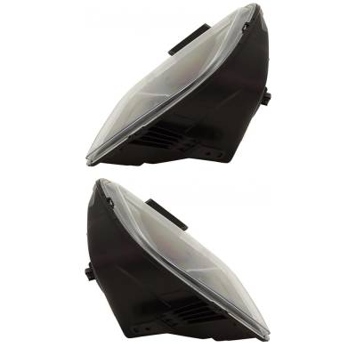 Rareelectrical - New Pair Of Halogen Headlights Compatible With Ford Mustang Gt Coupe 2 Door 4.6L 2005 2006 By Part - Image 4