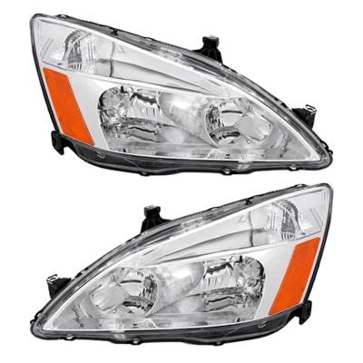 New Headlight Compatible With Honda Accord 2003-2007 By Part Number 33101-Sda-A01 33101Sdaa01