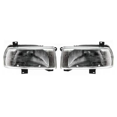 New Pair Of Headlight Compatible With Volkswagen Jetta Sedan 1993-1999 By Part Number 1Hm-941-018-B