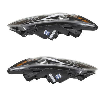 Rareelectrical - New Pair Of Headlights Compatible With Kia Optima Lx Sedan 4-Door 2.4L 2011 2012 2013 By Part Number - Image 3
