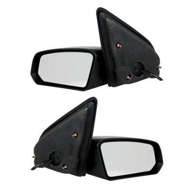 New Door Mirrors Pair Fits Saturn Ion Sedan 2003-07 Gm1320267 Gm1321267 22726679