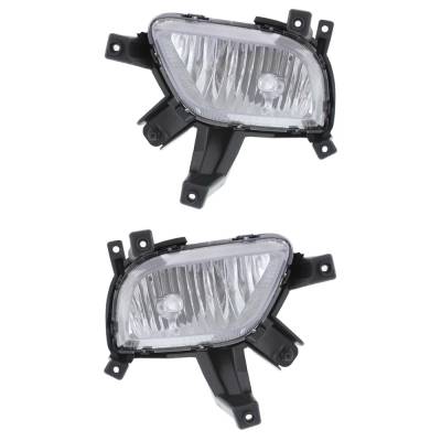 Rareelectrical - New Pair Of Daytime Running Lights Compatible With Kia Forte5 Forte 1.8L 2.0L 2014 2015 2016 By Part - Image 1