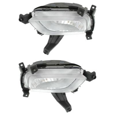 Rareelectrical - New Pair Of Daytime Running Lights Compatible With Kia Forte5 Forte 1.8L 2.0L 2014 2015 2016 By Part - Image 4