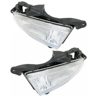 Rareelectrical - New Pair Of Fog Lights Compatible With Hyundai Elantra Gls Se Sedan 2007-2010 By Part Numbers - Image 2