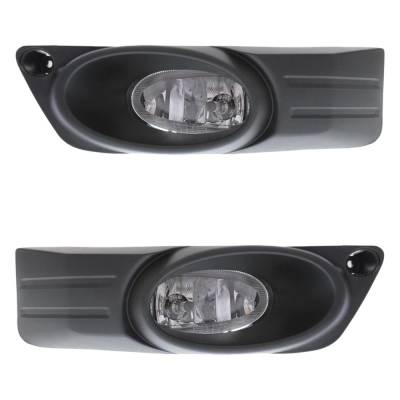 Rareelectrical - New Pair Of Daytime Running Lights Compatible With Honda Fit 1.5L 2012 2013 2014 By Part Numbers - Image 1