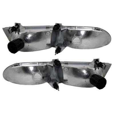 Rareelectrical - New Pair Of Headlight Compatible With Ford Taurus Lx 1992-1993 By Part Number F2dz-13008-A - Image 2