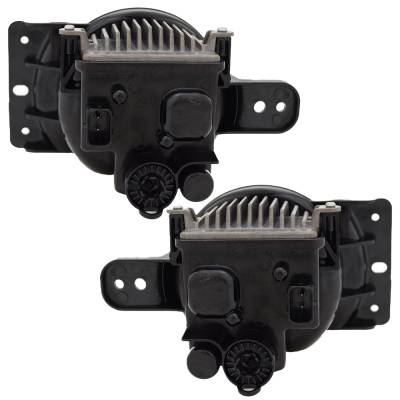 Rareelectrical - New Pair Of Fog Lights Compatible With Jeep Gladiator Wrangler 2021 2022 2023 2024 By 19-6348-00-9 - Image 2