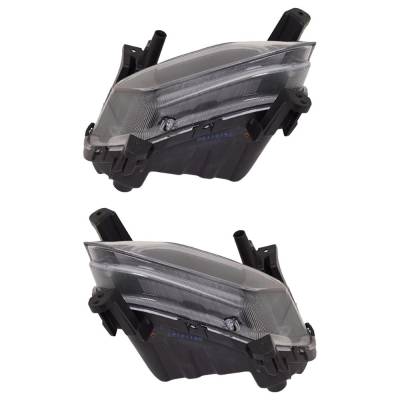 Rareelectrical - New Pair Of Fog Lights Compatible With Hyundai Santa Fe Xl Santa Fe 2.0L 2.4L 3.3L 2019 2020 By Part - Image 3