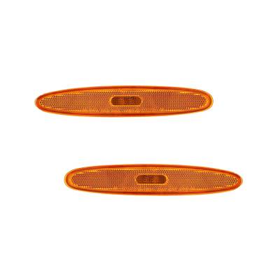New Side Marker Lights Pair Compatible With Mazda 6 03-08 Ma2551113 Gk2a515e0a Gk2a515f0a Ma2550113