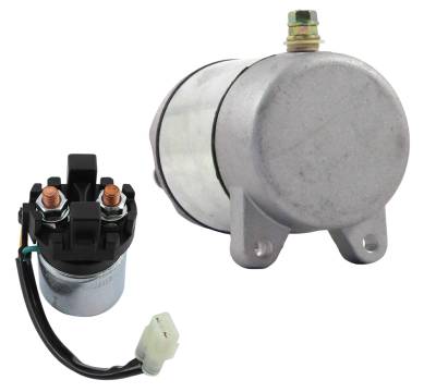 Rareelectrical - New Starter & Relay Kit Compatible With Honda Atv Trx350fm 2000-02 35850-Hf1-670 35850Hf1670 - Image 3