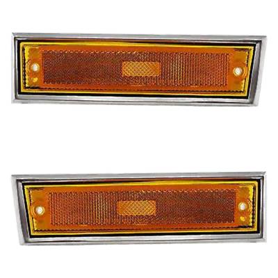 Rareelectrical - New Pair Of Daytime Running Lights Compatible With Chevrolet Gmc 1981-1991 By Part Numbers - Image 3