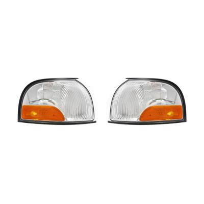 New Pair Of Side Marker Lights Compatible With Nissan Quest 1999-2000 Fo2521158 Xf5z13200ab Xf5z