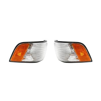 New Pair Of Side Marker Lights Compatible With Buick Century 1991-1995 5976094 Gm2551115 5976093
