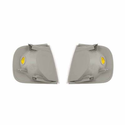Rareelectrical - New Pair Of Turn Signal Lights Compatible With Ford F-150 1997-2003 Fo2551118 Fo2550118 F75z 13201 - Image 3