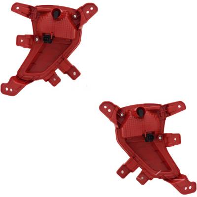 Rareelectrical - New Pair Of Back Up Light Assembly Compatible With Kia Niro Ex Sport Utility 2020-2022 By 17-6048-00 - Image 2