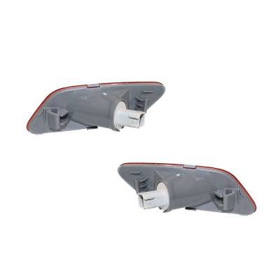 Rareelectrical - New Pair Of Rear Side Marker Lights Compatible With Saturn Vue Red Line 96830944 Gm2861111 96830943 - Image 3