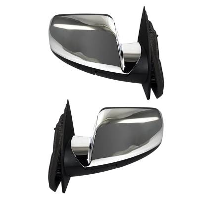 Rareelectrical - New Pair Of Door Mirrors Fits Chevrolet Equinox Ltz 2.4L 2011 20858713 22818267 - Image 2
