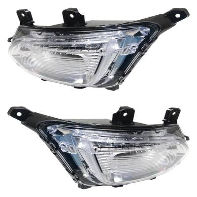 Rareelectrical - New Pair Of Daytime Running Lights Compatible With Chevrolet Equinox 2.4L 3.6L 2016 2017 By Part - Image 5