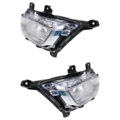 Rareelectrical - New Pair Of Daytime Running Lights Compatible With Chevrolet Equinox 2.4L 3.6L 2016 2017 By Part - Image 6