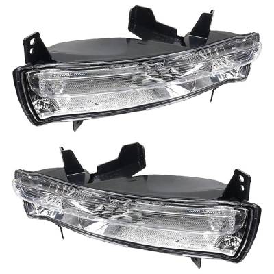 Rareelectrical - New Pair Of Daytime Running Lights Compatible With Jeep Compass 2017 2018 2019 2020 2021 By Part - Image 6