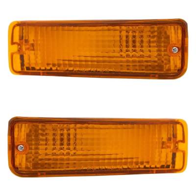Rareelectrical - New Pair Of Daytime Running Lights Compatible With Toyota T100 2.7L 3.0L 3.4L 1993 1994 1995 1996 - Image 2
