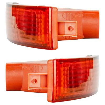 Rareelectrical - New Pair Of Front Turn Signal Lights Compatible With Nissan Maxima Gle Sedan 1995-1999 By Part - Image 3
