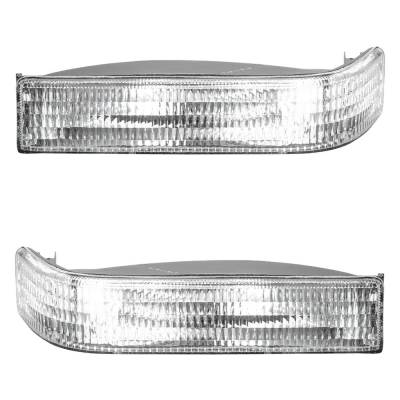 Rareelectrical - New Pair Of Daytime Running Lights Compatible With Jeep Grand Cherokee 4.0L 5.2L 5.9L 1997 1998 By - Image 1