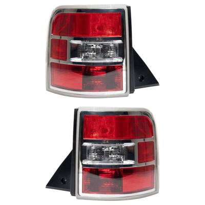 Rareelectrical - New Pair Of Tail Lights Compatible With Ford Flex 3.5L 2009 2010 2011 By Part Numbers Fo2800216 8A8z - Image 3