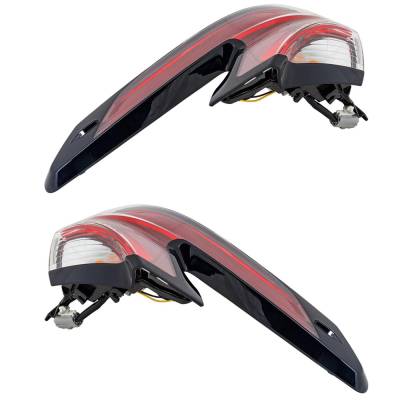 Rareelectrical - New Pair Of Tail Lights Compatible With Toyota Sienna Limited Platinum Xse 25Th Anniversary Edition - Image 4