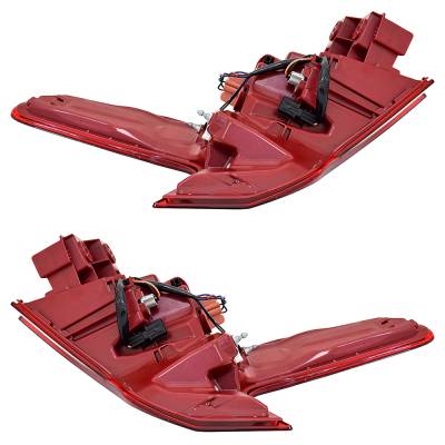 Rareelectrical - New Pair Of Tail Lights Compatible With Hyundai Santa Fe Se Sel Xrt Sport Utility 4-Door 2.5L 2021 - Image 3