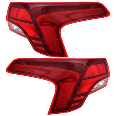 Rareelectrical - New Pair Of Tail Lights Compatible With Hyundai Santa Fe Se Sel Xrt Sport Utility 4-Door 2.5L 2021 - Image 4