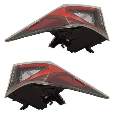 Rareelectrical - New Pair Of Tail Lights Compatible With Toyota Prius 1.8L 2016 2017 2018 By Part Numbers 81561-47280 - Image 4