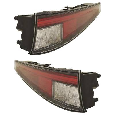 Rareelectrical - New Pair Of Tail Lights Compatible With Toyota Prius 1.8L 2016 2017 2018 By Part Numbers 81591-47021 - Image 2