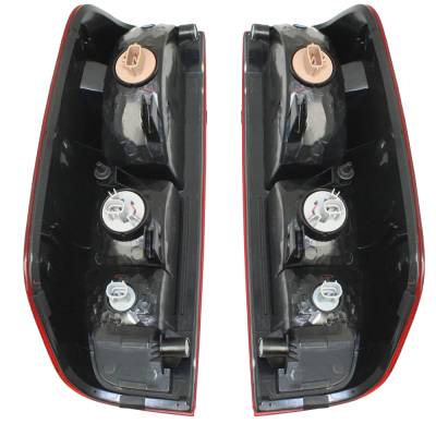 Rareelectrical - New Pair Of Tail Lights Compatible With Nissan Frontier Desert Runner Crew Extended Cab Pickup 2014 - Image 3