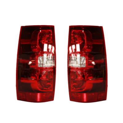 New Tail Light Pair Compatible With Chevrolet Tahoe Ls Ltz Lt 2007-2014 Gm2801196 Gm2800196 22837923